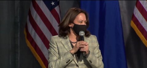 Kamala Harris holds voter mobilization drive-in event in Las Vegas