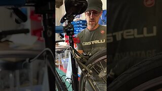 HOW FAST Can He Change a Bicycle Brake Cable?