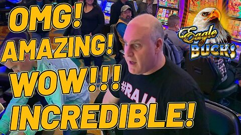 JUST AMAZING!!! Massive Jackpot on High Limit Eagle Bucks!