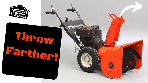 MAKE YOUR SNOWBLOWER THROW FARTHER AND NEVER CLOG. Install A DIY Impeller Kit.