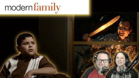 TRAVELS WITH SCOUT Modern Family S1 E21 (REACTION) Manny reacts to his first Horror Film
