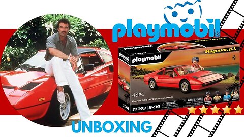 First Look At The Playmobil Magnum PI Ferrari #playmobil #ferrari