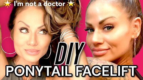 PONYTAIL FACE-LIFT RESULTS WITHOUT SURGERY/ Threads & PCL