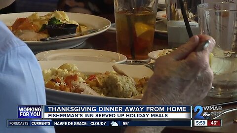 Thanksgiving dinner away from home, Fisherman's Inn served up holiday meals