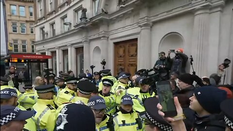 Tommy Robinson has been detained by law enforcement authorities in London