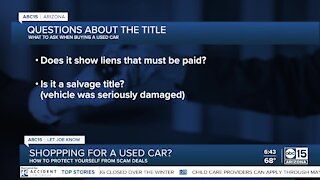 How scammers are targeting used car shoppers in Arizona