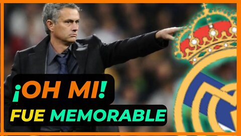 ¡INOLVIDABLE! MOMENTO HISTÓRICO CON MOURINHO - REAL MADRID ACTUALIDAD