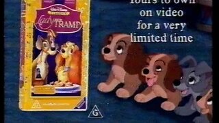 TVC - Disney: Lady and the Tramp on Video (1998) Australia