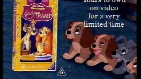 TVC - Disney: Lady and the Tramp on Video (1998) Australia