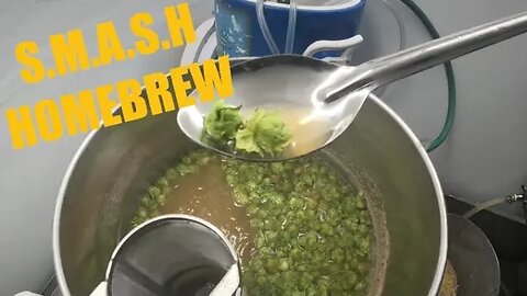 Brewing a S.M.A.S.H Homebrew with HOPS From the Farm!!!
