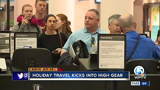 Holiday travel kicks into high gear