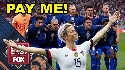 WOKE Megan Rapinoe and USWNT to get HALF of the men's winnings from the World Cup! This is THEFT!