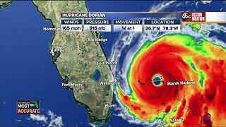 Tracking Hurricane Dorian | 9 a.m. update