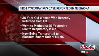 Douglas County woman is Nebraska's first positive case of coronavirus