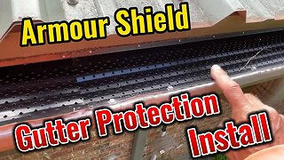 Armour Shield Gutter Protection Install