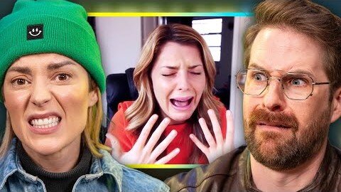 The Literal Fall of Grace Helbig - Flashback w/ Smosh Ep 21