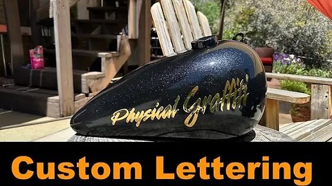 Does custom lettering have to be complicated? (Bike Build Part 32)