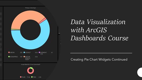 05 - More Pie Chart Configuration: ArcGIS Dashboards with Chicago Crime Data