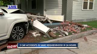 Car into house