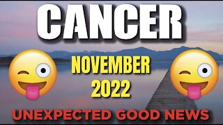 Cancer ♋ 😲🤩 UNEXPECTED GOOD NEWS😲🤩 Horoscope for Today NOVEMBER 2022 ♋ Cancer tarot ♋