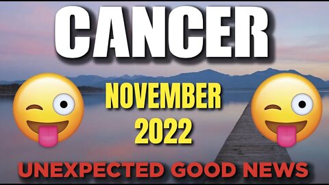 Cancer ♋ 😲🤩 UNEXPECTED GOOD NEWS😲🤩 Horoscope for Today NOVEMBER 2022 ♋ Cancer tarot ♋