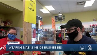 Gov. Beshear recommends Kentuckians in public wear masks.