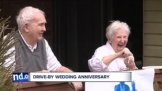 Broadview Heights couple surprised with parade for 68th wedding anniversary