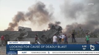 Former San Diegan describes Beirut explosion 'shock wave'