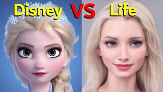 Realistic versions of Disney characters - Cartoon VS Life