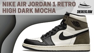 Nike Air Jordan 1 Retro High Dark Mocha - 555088-105 - @SneakersADM