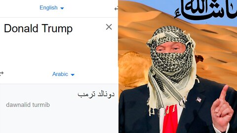 Donald Trump in different languages meme