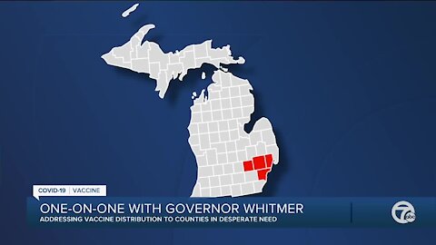 Governor Whitmer says more vaccine is coming to Michigan