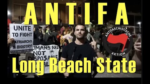 ANTIFA Protests Charlie Kirk and Turning Point USA at CSULB
