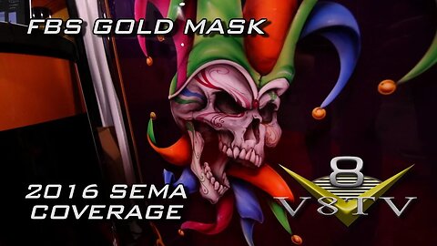 FBS Gold Mask Plotting Film at SEMA 2016 Video V8TV