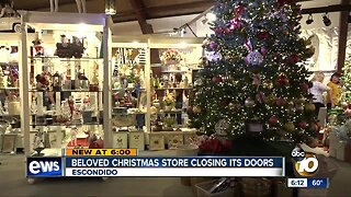 Escondido's beloved Christmas store closing its doors