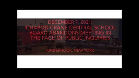 Ichabod Crane Central School Board Abandons Meeting in the Face of Public Questions About Funding