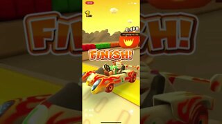 Mario Kart Tour - Flaming Speeder Gameplay (Battle Tour Purchasable Kart)