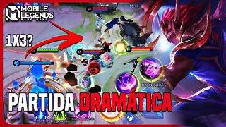 A PARTIDA DO GLÓRIA FOI ABSURDAMENTE DRAMÁTICA!! | MLBB