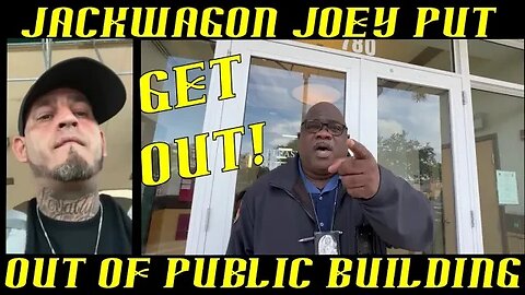 Frauditor Jackwagon Joey Kicked Out of Public Building in Miami!