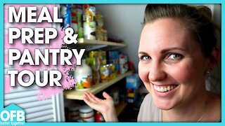 QUICK MEAL PREP + PANTRY TOUR | Frugal & Healthy Meal Ideas