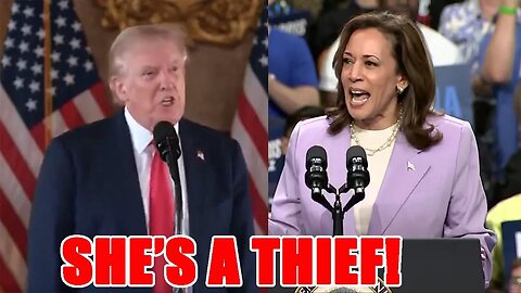 Kamala Harris just STOLE MAJOR Trump policy promise as her own in SHOCKING video!