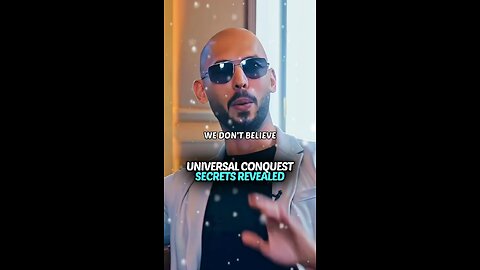 Andrew Tate’s Universal Conquest Secret Revealed... Negativity is sticky.