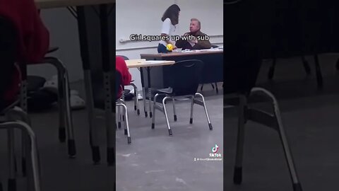 Girl Squares Up To Sub