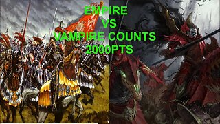 EMPIRE VS VAMPIRE COUNTS WARHAMMER FANTASTY:8TH EDITION BATTLE REPORT #warhammertheoldworld