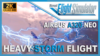 Microsoft Flight Simulator 2020 - Heavy Storm Flight and Dangerous Landing