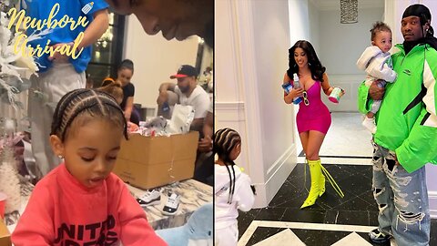 Offset & Cardi B Reunite To Celebrate The Holidays With The Kids! 🎁