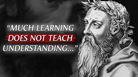 UNDEFEATABLE HERACLITUS'S QUOTES! BEST STOIC QUOTES