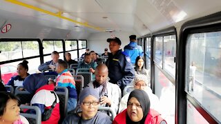 SOUTH AFRICA - Cape Town - GABS Bus Unit (Video) (mvH)