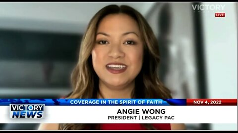 ANGIE WONG - Legacy PAC President / VFAF on Kari Lake , Republican Senate Races and The View 11-4-22