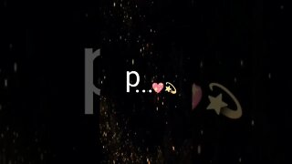 New Black Screen "P" NAME Status Video WhatsApp Status Video 2022 Dj remix Songs Status Love Song